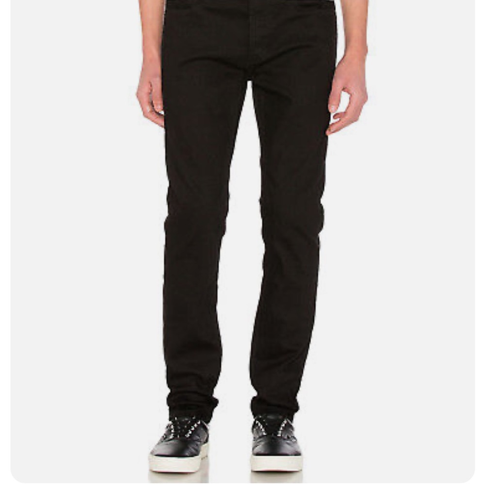 NWT Publish Brand Jeans Axton Denim Skinny Leg Pants in Black sz 28
